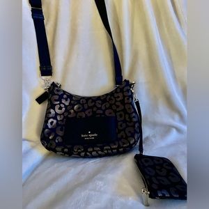 Kate Spade Chelsea Leopard Nylon Crossbody